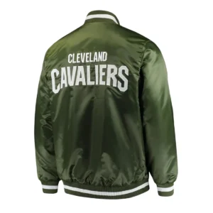 Cleveland cavaliers full snap green jacket
