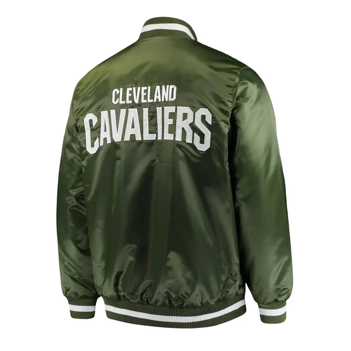 Cleveland cavaliers full snap green jacket