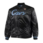 Cleveland Cavaliers Hardwood Classics Black Satin Jacket