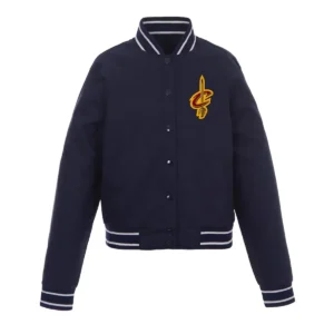 Cleveland cavaliers one color navy jacket