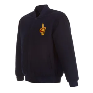 Cleveland cavaliers one color navy wool jacket