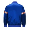 Cleveland cavaliers pick and roll blue satin jacket
