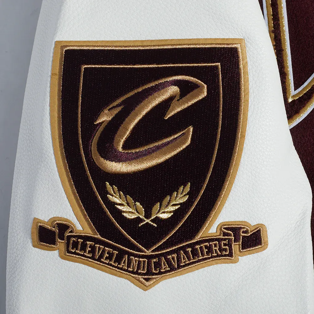 Cleveland cavaliers pro standard pro prep wool and leather varsity jacket 9