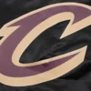 Cleveland cavaliers pro standard script tail black satin varsity jacket 6