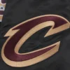 Cleveland cavaliers pro standard script tail black satin varsity jacket 7