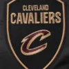 Cleveland cavaliers pro standard script tail black satin varsity jacket 8