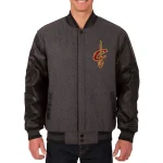 Cleveland Cavaliers Two Tone Wool/Leather Jacket