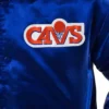 Cleveland cavaliers vintage basketball satin varsity jacket