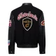 Cleveland cavaliers wool leather varsity jacket black 2