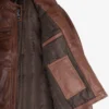 Cognac leather jacket