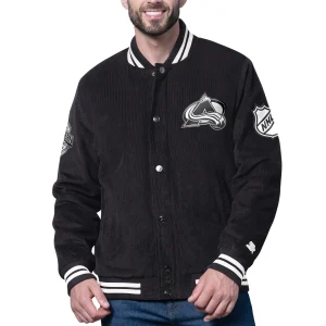 Colorado avalanche blackout corduroy jacket