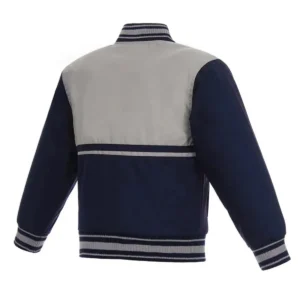 Colorado avalanche youth gray varsity jacket