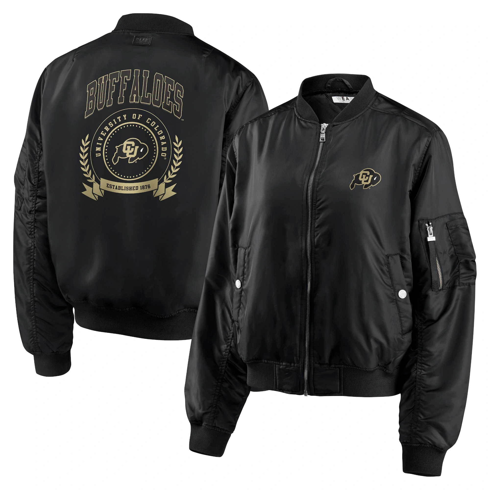 Colorado buffaloes womens colosseum bomber jacket