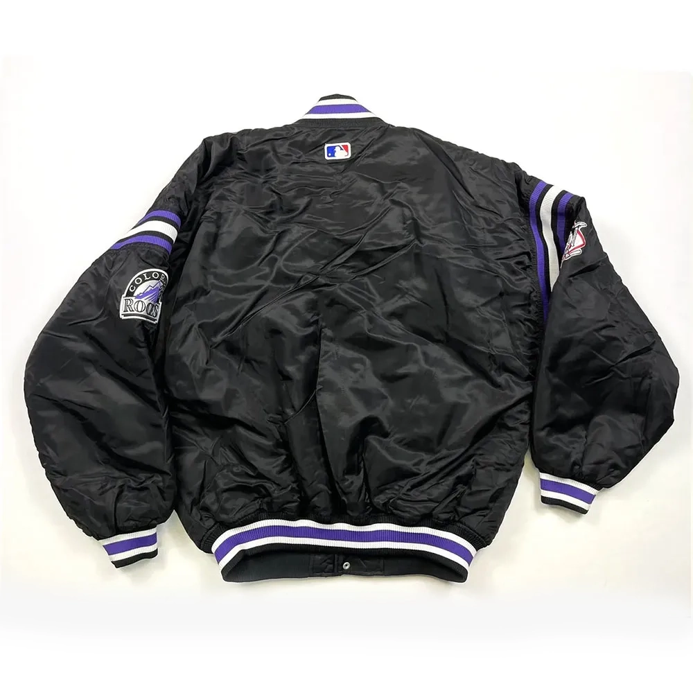 Colorado rockies diamond black bomber jacket