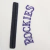 Colorado rockies retro classic womens wool leather varsity jacket creamblack 5