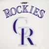 Colorado rockies retro classic womens wool leather varsity jacket creamblack 8