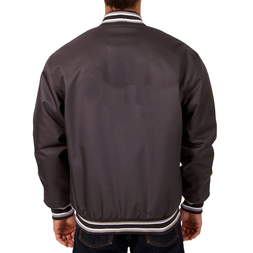 Columbus blue jackets front hit gray jacket