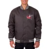 Columbus blue jackets front hit varsity jacket