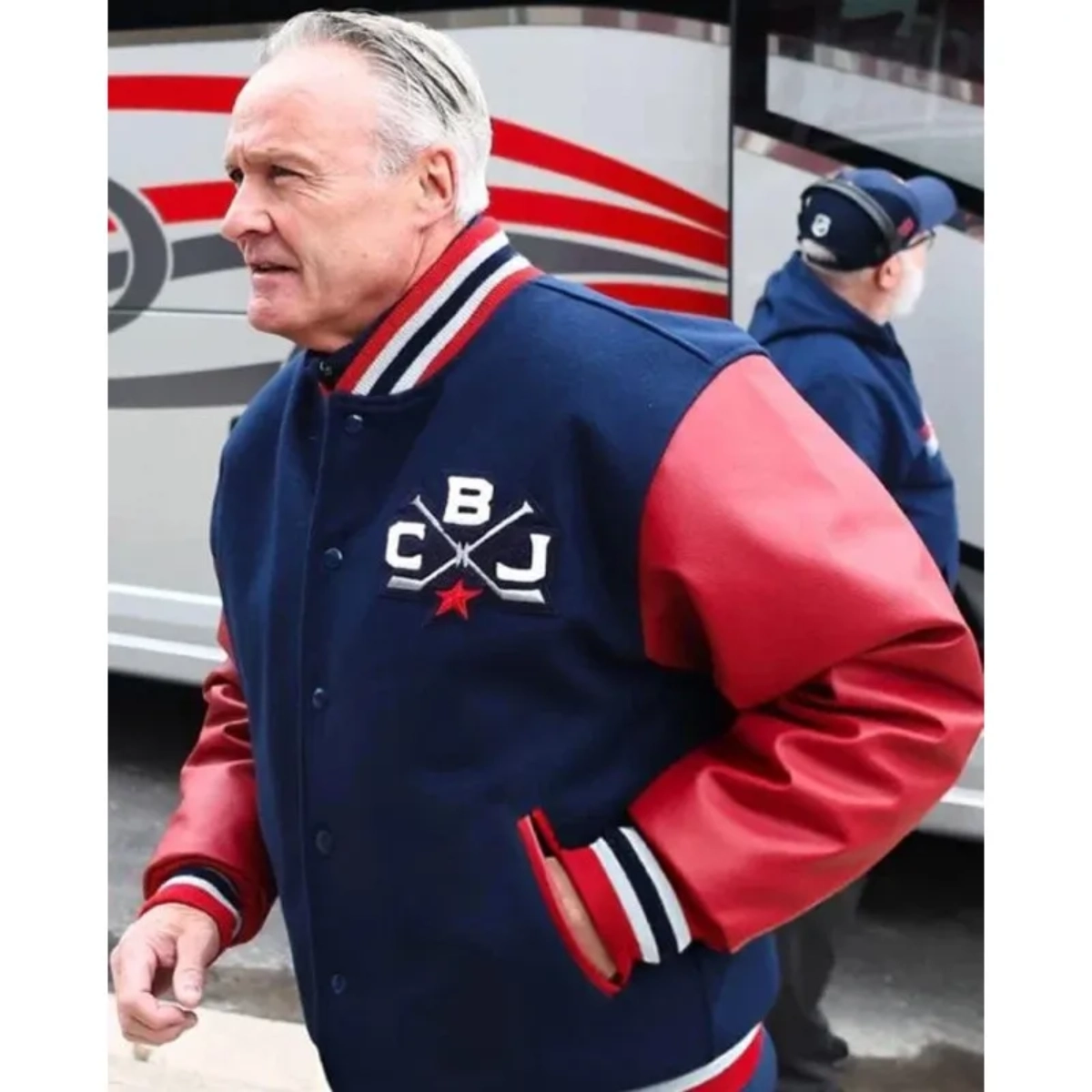 Columbus blue jackets stadium series coaches jacket