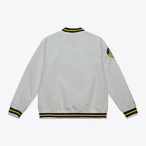 Columbus crew city full snap satin jacket