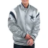 Dallas cowboys gray shutout jacket