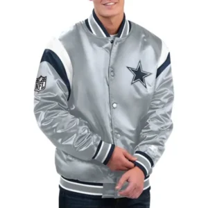 Dallas cowboys gray shutout jacket