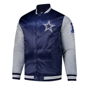 Dallas cowboys navy gray jacket