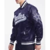 Dallas cowboys script tail satin jacket