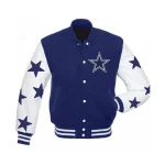 Dallas Cowboys Letterman Wool/Leather Jacket