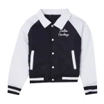 Dallas Cowboys Throwback Navy/White Satin Jacket