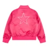 Dallas cowboys triple pink satin jacket