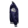 Dallas cowboys turn it up m full snap varsity jacket