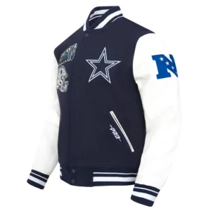 Dallas cowboys turn it up varsity jacket