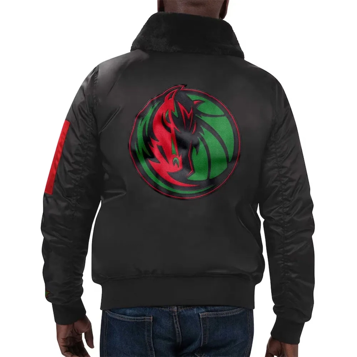 Dallas mavericks black history month bomber jacket