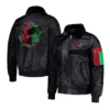 Dallas mavericks black history month satin bomber jacket