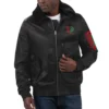 Dallas mavericks black history month shearling jacket