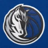 Dallas mavericks domestic two tone wool and leather jacket blue white 3
