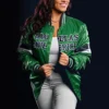 Dallas mavericks home game full snap satin jacket