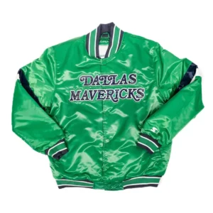 Dallas mavericks home game satin jacket