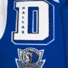 Dallas mavericks mashup wool leather varsity jacket bluewhite 2 1