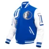 Dallas mavericks mashup wool leather varsity jacket bluewhite 7 1