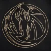 Dallas mavericks pro standard black and gold varsity jacket 5