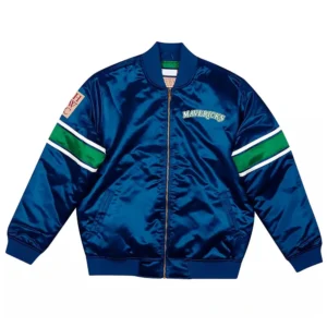 Dallas mavericks striped hardwood classic jacket