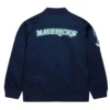 Dallas mavericks vintage logo lightweight satin jacket