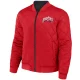 Darius rucker scarlet ohio state buckeyes varsity jacket
