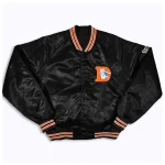 Denver Broncos 80’s Black Satin Jacket