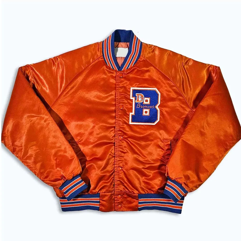 Denver broncos 80s orange jacket