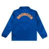 Denver broncos blue satin windbreaker