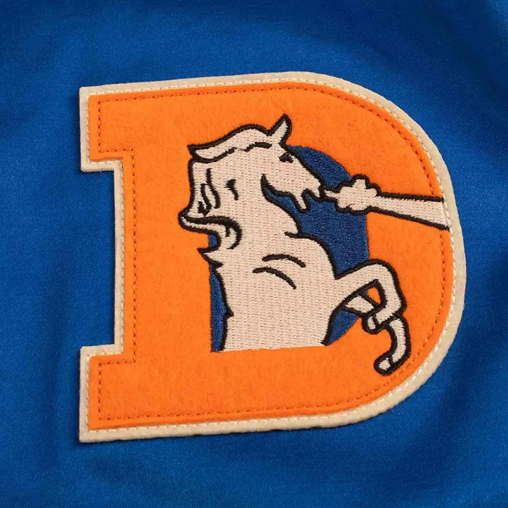 Denver broncos blue windbreaker logo