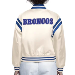 Denver broncos cream full count jacket